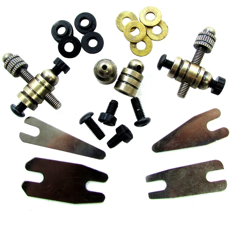 1 set Tattoo Bronze Groove Binding Post Set Front, Rear, Screws, Shoulder Washers,spring kit
1 set Tattoo Bronze Groove Binding Post Set Front, Rear, Screws, Shoulder Washers,spring kit