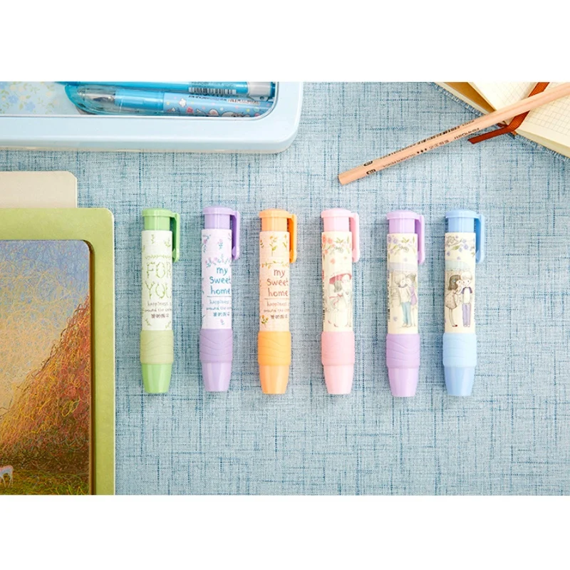 3pcs/lot Creative kawaii Eraser press rubber automatic eraser multi-color Cute Kid Gift School stationary
3pcs/lot Creative kawaii Eraser press rubber automatic eraser multi-color Cute Kid Gift School stationary