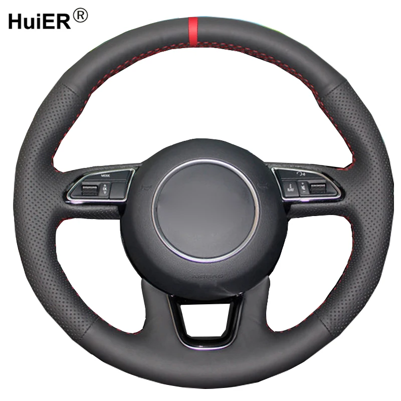 HuiER Hand Sewing Car Steering Wheel Cover For Audi Q3 2015 2016 2017 2018 Q5 2013 2014 2015 Braid on the Steering-Wheel Durable
HuiER Hand Sewing Car Steering Wheel Cover For Audi Q3 2015 2016 2017 2018 Q5 2013 2014 2015 Braid on the Steering-Wheel Durable