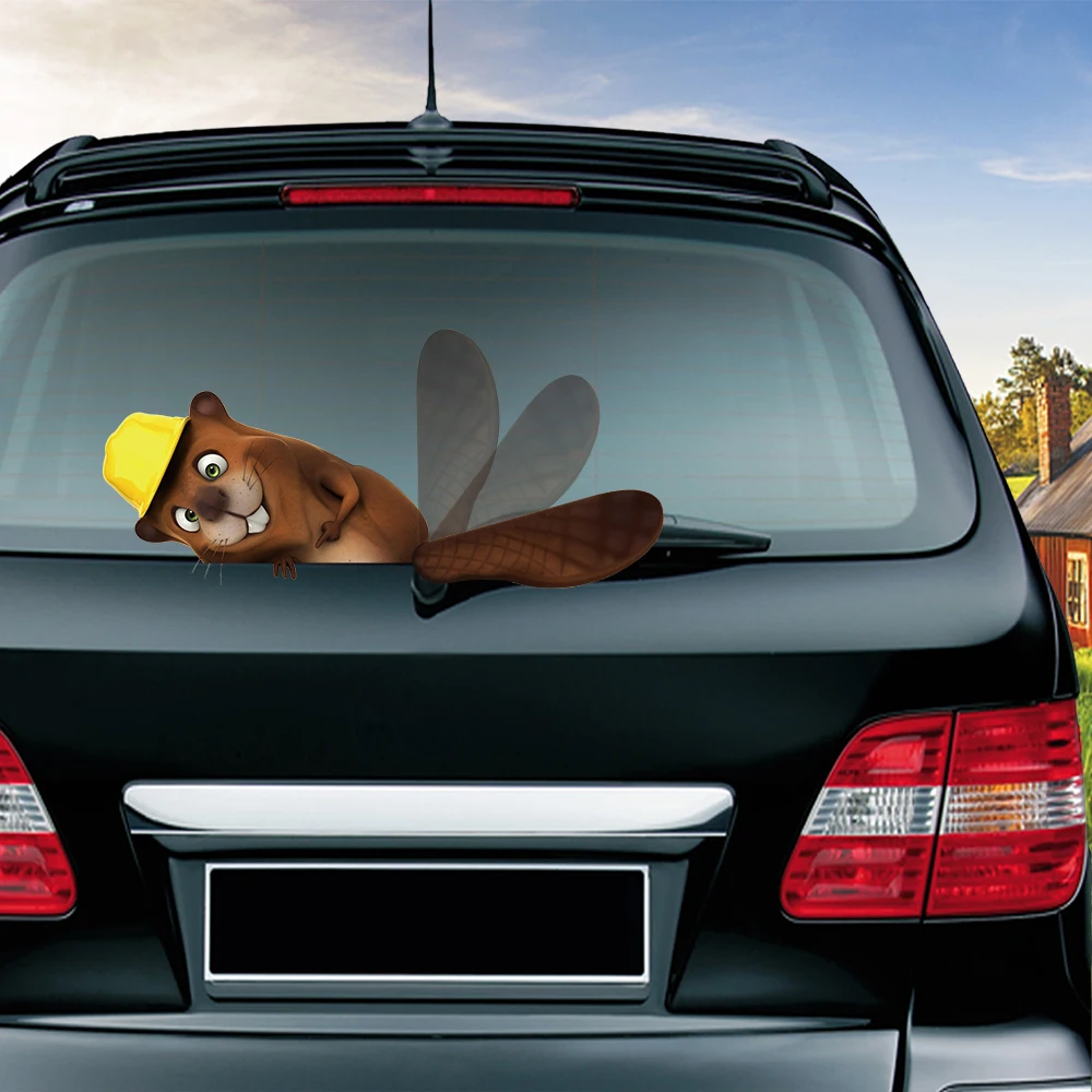 A Lovely Cartoon Beaver Removable Waving Wiper PVC Rear Window Wiper Stickers Rear Windshield Car Styling Decorative Accessories
A Lovely Cartoon Beaver Removable Waving Wiper PVC Rear Window Wiper Stickers Rear Windshield Car Styling Decorative Accessories