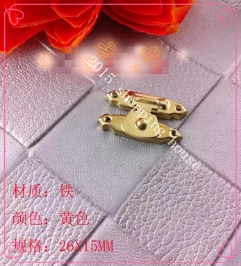 Jewelry box hardware Small wooden box hasps buckle lock vintage yellow antique DIY material
Jewelry box hardware Small wooden box hasps buckle lock vintage yellow antique DIY material