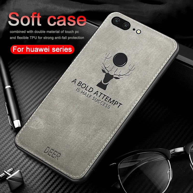 Silicone Edge fabric Soft Back Cover Cloth Case For Huawei P smart P20 Lite Pro On Honor 8 9 Lite 10 8X Protective Phone Coque
Silicone Edge fabric Soft Back Cover Cloth Case For Huawei P smart P20 Lite Pro On Honor 8 9 Lite 10 8X Protective Phone Coque
