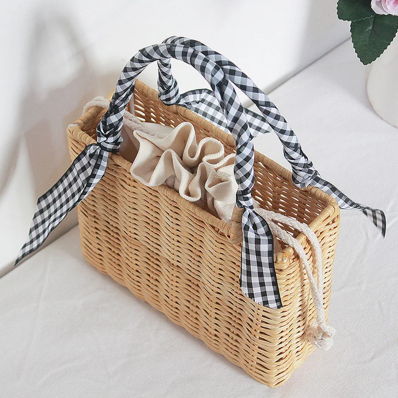 Straw Woven Bag Handmade Rattan Woven Vintage Retro Straw Rope Knitted Women Crossbody Handbag With Ring Fresh Summer Beach Bag
Straw Woven Bag Handmade Rattan Woven Vintage Retro Straw Rope Knitted Women Crossbody Handbag With Ring Fresh Summer Beach Bag