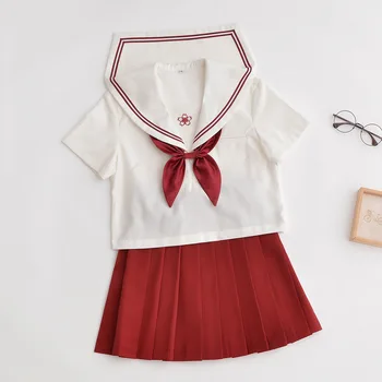2018 New Arrival Japanese School Students Girl Sailors Suits Uniform Short Sleeved Summer Middle School Cute Uniforms Cosplay
2018 New Arrival Japanese School Students Girl Sailors Suits Uniform Short Sleeved Summer Middle School Cute Uniforms Cosplay
