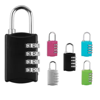 4 Digit Combination Lock Resettable Travel Luggage Suitcase Bag Code Padlock for Backpacks Suitcases Personal Belongings Supply
4 Digit Combination Lock Resettable Travel Luggage Suitcase Bag Code Padlock for Backpacks Suitcases Personal Belongings Supply