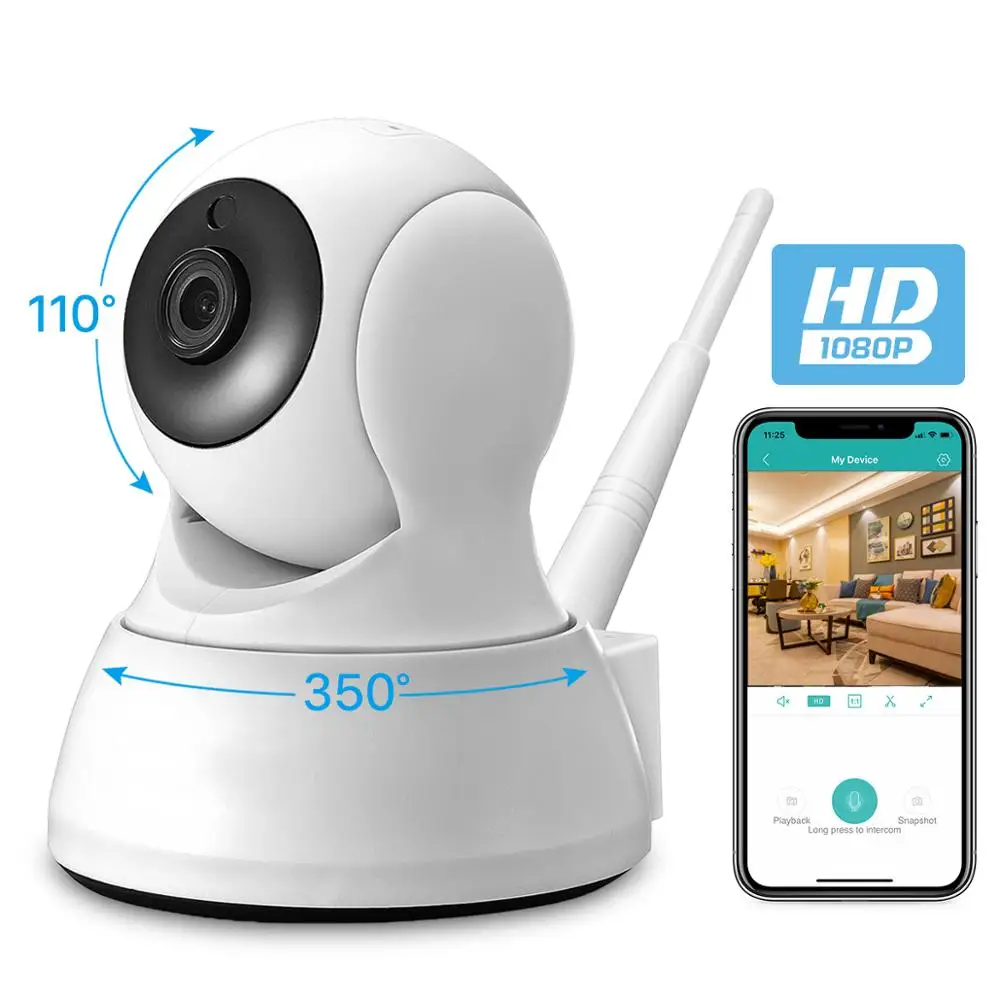 

ANBIUX Home Security IP Camera Wi-Fi 1080P 720P Wireless Network Camera CCTV Camera Surveillance P2P Night Vision Baby Monitor