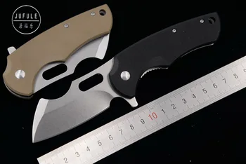 JUFULE 2018 Made CSgo D2 blade G10 handle ball Bearing folding camping hunting outdoors survival pocket kitchen knife EDC tools
JUFULE 2018 Made CSgo D2 blade G10 handle ball Bearing folding camping hunting outdoors survival pocket kitchen knife EDC tools