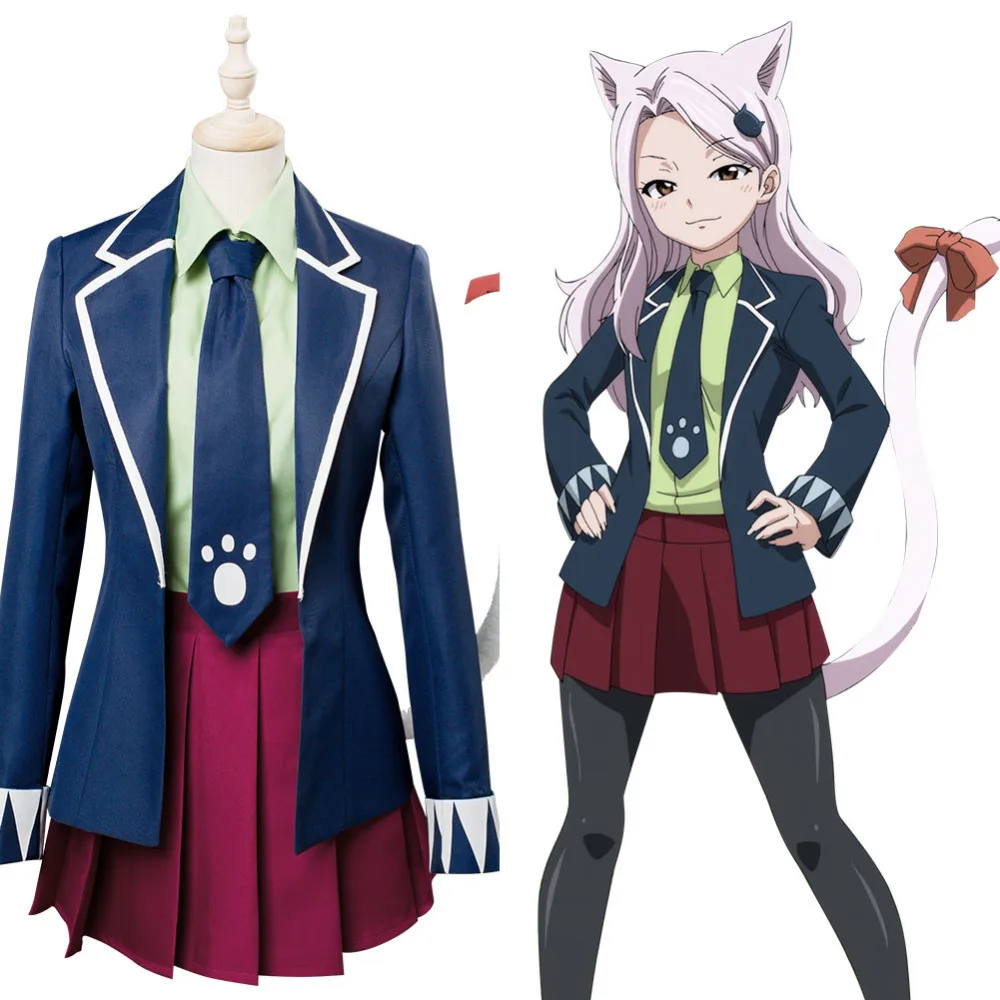 Cosplay Fairy Tail Final Season Carla Cosplay Costume Human Carla School Uniform Women girls Costume
Cosplay Fairy Tail Final Season Carla Cosplay Costume Human Carla School Uniform Women girls Costume