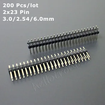 Hellotronics 200 Pcs/Lot 2x23 Male Headers for BeagleBone Black 0.1'' Pitch Length 3.0/2.54/6.0mm
Hellotronics 200 Pcs/Lot 2x23 Male Headers for BeagleBone Black 0.1'' Pitch Length 3.0/2.54/6.0mm