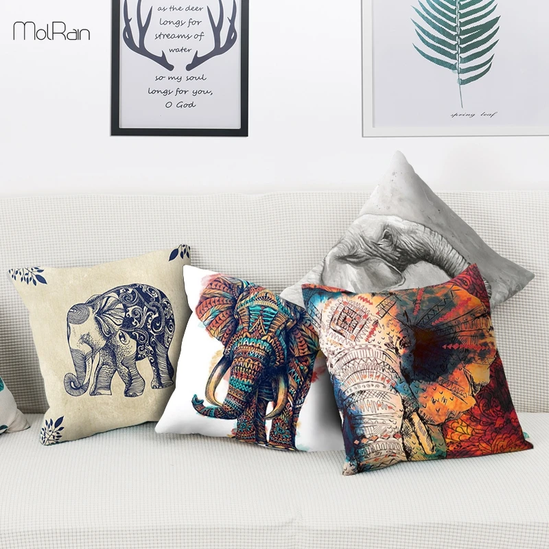3D Printed Pillow Cover Cushion Covers High Quality Polyester Elephant India Mandala Throw Pillows for Seat Decorative Pillows
3D Printed Pillow Cover Cushion Covers High Quality Polyester Elephant India Mandala Throw Pillows for Seat Decorative Pillows