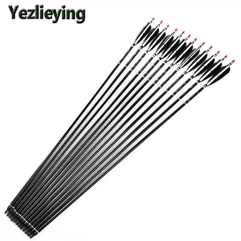 6/12 / 24pc High Quality 82cm Black and White Turkish Feathers Replaceable Arrows aluminum Arrow Hunt Shooting Outdoor
6/12 / 24pc High Quality 82cm Black and White Turkish Feathers Replaceable Arrows aluminum Arrow Hunt Shooting Outdoor