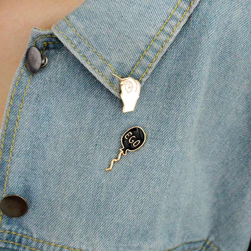 Funny Poking balloon Brooch set Enamel Pin Pop Your Ego Backpack Jacket Lapel Pin Metal Badge Jewelry Gift for girls boy kids
Funny Poking balloon Brooch set Enamel Pin Pop Your Ego Backpack Jacket Lapel Pin Metal Badge Jewelry Gift for girls boy kids