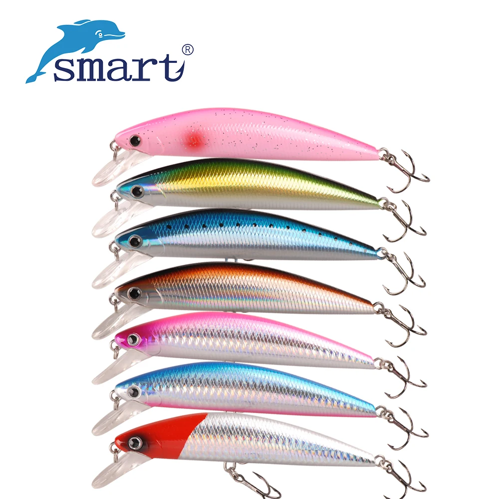 Smart Minnow Fishing Lure 113mm/50g ABS Plastic 7 Colors 3D Eyes Sinking Iscas Artificiais Pesca Leurre Peche Mer Hard Bait
Smart Minnow Fishing Lure 113mm/50g ABS Plastic 7 Colors 3D Eyes Sinking Iscas Artificiais Pesca Leurre Peche Mer Hard Bait