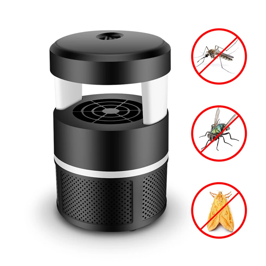 5 Вт Светодиодный светильник-убийца комаров USB ингалятор ловушка для насекомых 1800