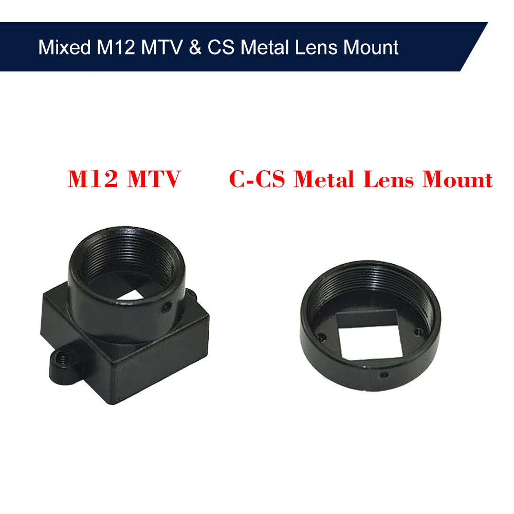 M12/CS Mount Lens Holder Mixed 1pcs M12 MTV+1pcs CS Metal Lens Mount CCTV Security Camera Supports Bracket Adapter Connector
M12/CS Mount Lens Holder Mixed 1pcs M12 MTV+1pcs CS Metal Lens Mount CCTV Security Camera Supports Bracket Adapter Connector