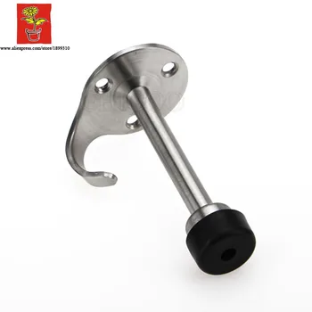 Wholesale 10PCS Stainless steel 304 doorstops,doorstopper with hook,wall mounted door stop
Wholesale 10PCS Stainless steel 304 doorstops,doorstopper with hook,wall mounted door stop