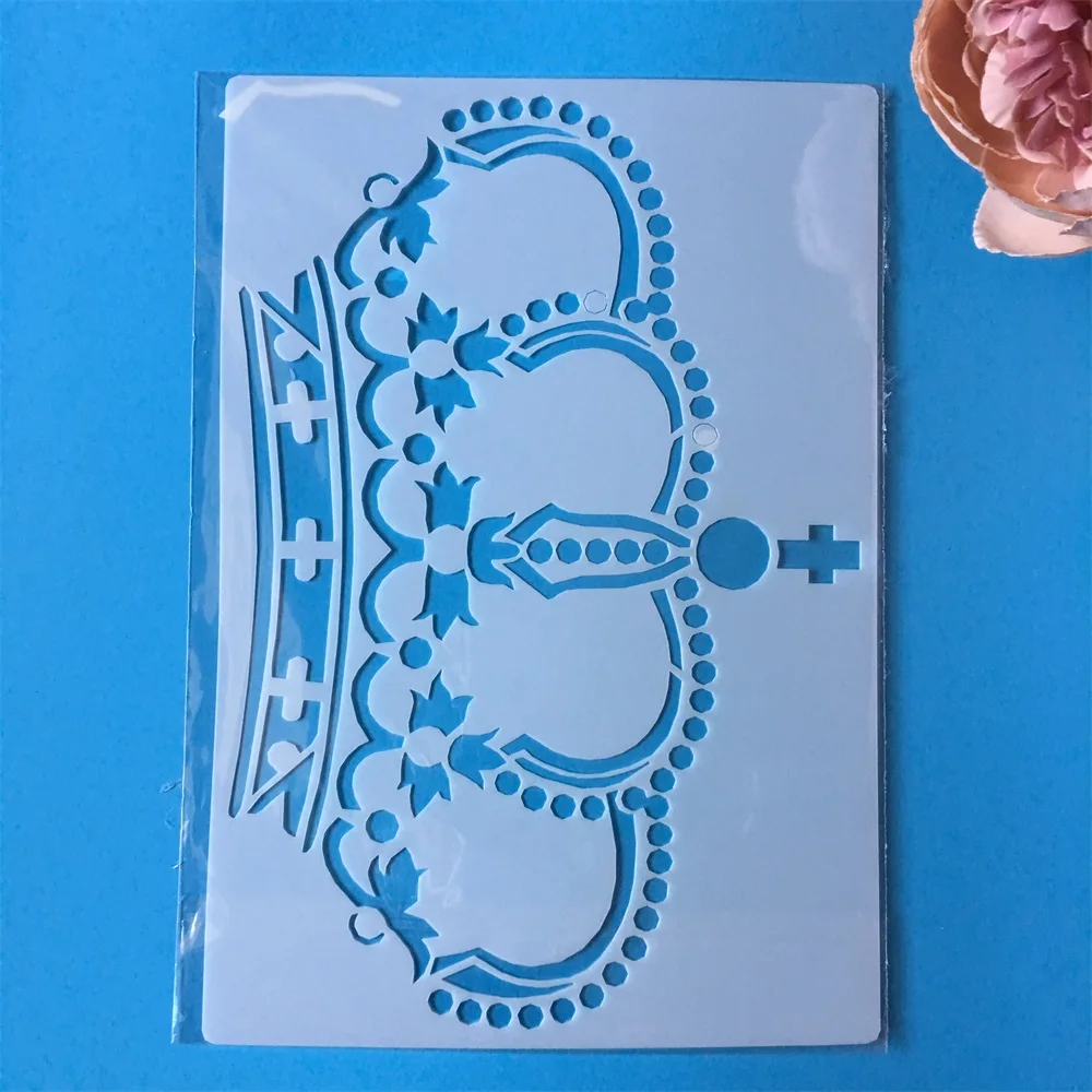 Hot A4 Crown DIY Layering Stencils Painting Scrapbook Coloring Embossing Album Decorative Paper Card Template
Hot A4 Crown DIY Layering Stencils Painting Scrapbook Coloring Embossing Album Decorative Paper Card Template