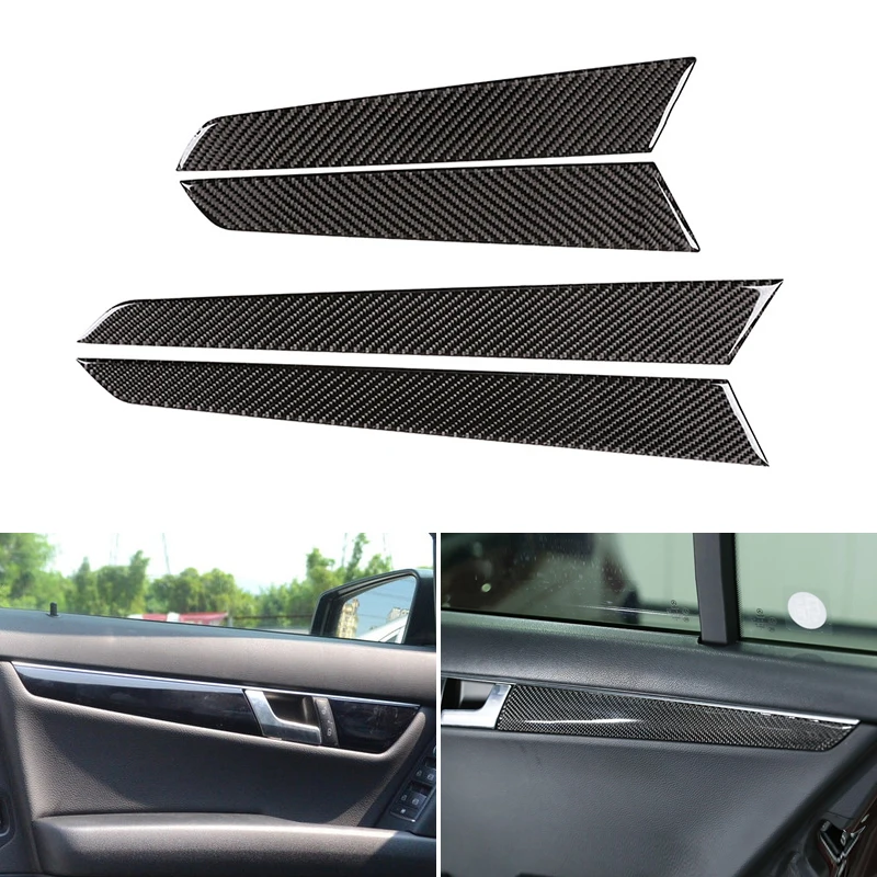 Car Styling Real Carbon Fiber Interior Door Handle Panel Strips Cover Trim For Mercedes Benz C Class W204 2007 - 2013
Car Styling Real Carbon Fiber Interior Door Handle Panel Strips Cover Trim For Mercedes Benz C Class W204 2007 - 2013