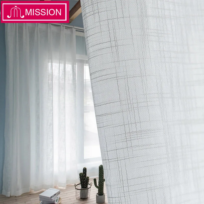 MISSION White Tulle Curtains for Bedroom Window Sheer Curtains for Living Room Kitchen Modern Voile Curtain Blinds Drapes
MISSION White Tulle Curtains for Bedroom Window Sheer Curtains for Living Room Kitchen Modern Voile Curtain Blinds Drapes