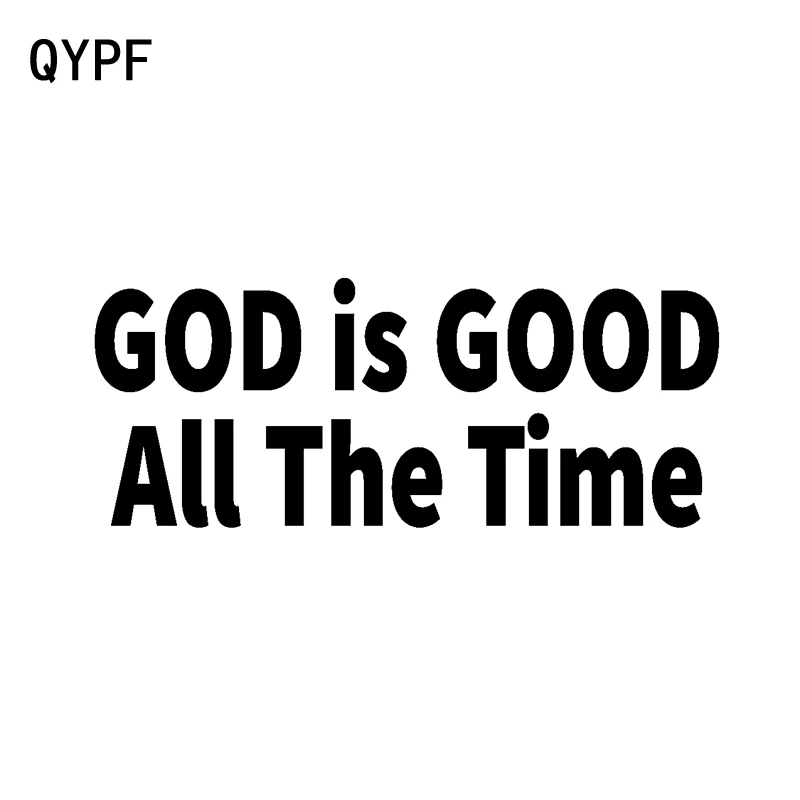 QYPF 15cm*6cm GOD IS GOOD ALL THE TIME Creative Vinyl Retro-reflective Car Sticker Decal Black Silver C15-1663
QYPF 15cm*6cm GOD IS GOOD ALL THE TIME Creative Vinyl Retro-reflective Car Sticker Decal Black Silver C15-1663