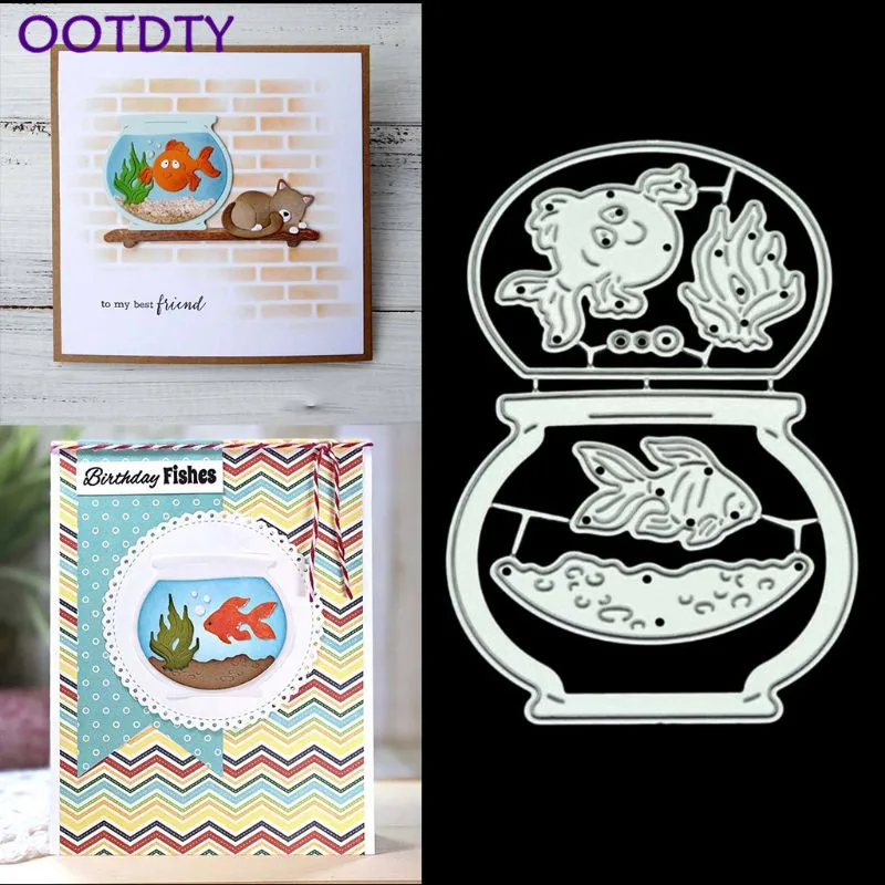 Fish Tank DIY Metal Cutting Dies Stencil Scrapbooking Photo Album Stamp Paper Card Crafts Decor
Fish Tank DIY Metal Cutting Dies Stencil Scrapbooking Photo Album Stamp Paper Card Crafts Decor