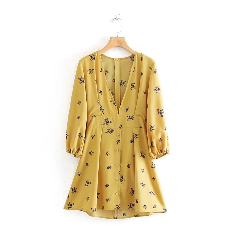 vintage women elegant summer midi dress 2019 fashion ladies front button belt dresses party girls bohemian chic cothes | Женская одежда