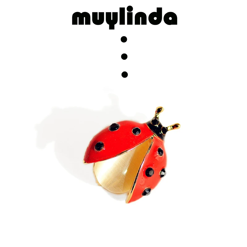 Fashion Ladybug Enamel Pin Rhinestone Insect Bug Brooches Collective Brooch Broach Women Men Pin Jewelry Scarf Clip
Fashion Ladybug Enamel Pin Rhinestone Insect Bug Brooches Collective Brooch Broach Women Men Pin Jewelry Scarf Clip