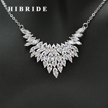 HIBRIDE New Arrival Clear Austrian Crystal Women Bridal Jewelry Set Long Chain Necklace Earrings Sets Dress Accessories N-275
HIBRIDE New Arrival Clear Austrian Crystal Women Bridal Jewelry Set Long Chain Necklace Earrings Sets Dress Accessories N-275