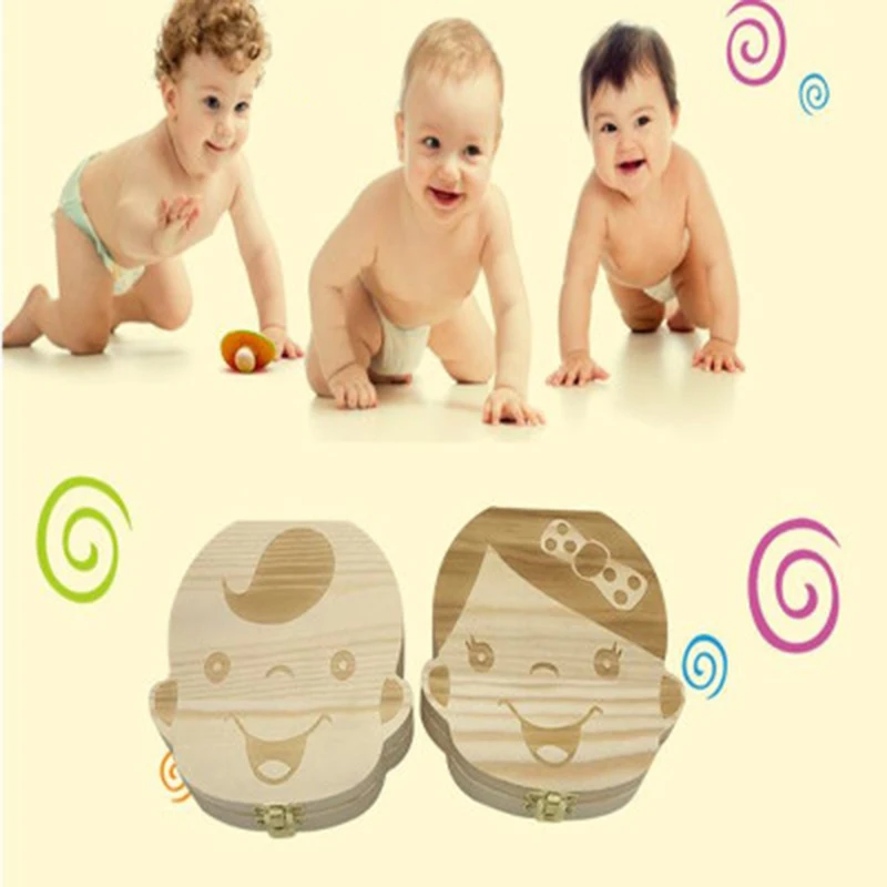 German/Korean BabyTeeth Box New Baby Wooden Tooth Box Infant Tooth Organizer Kids Creative Gifts Deciduous Storage Box
German/Korean BabyTeeth Box New Baby Wooden Tooth Box Infant Tooth Organizer Kids Creative Gifts Deciduous Storage Box