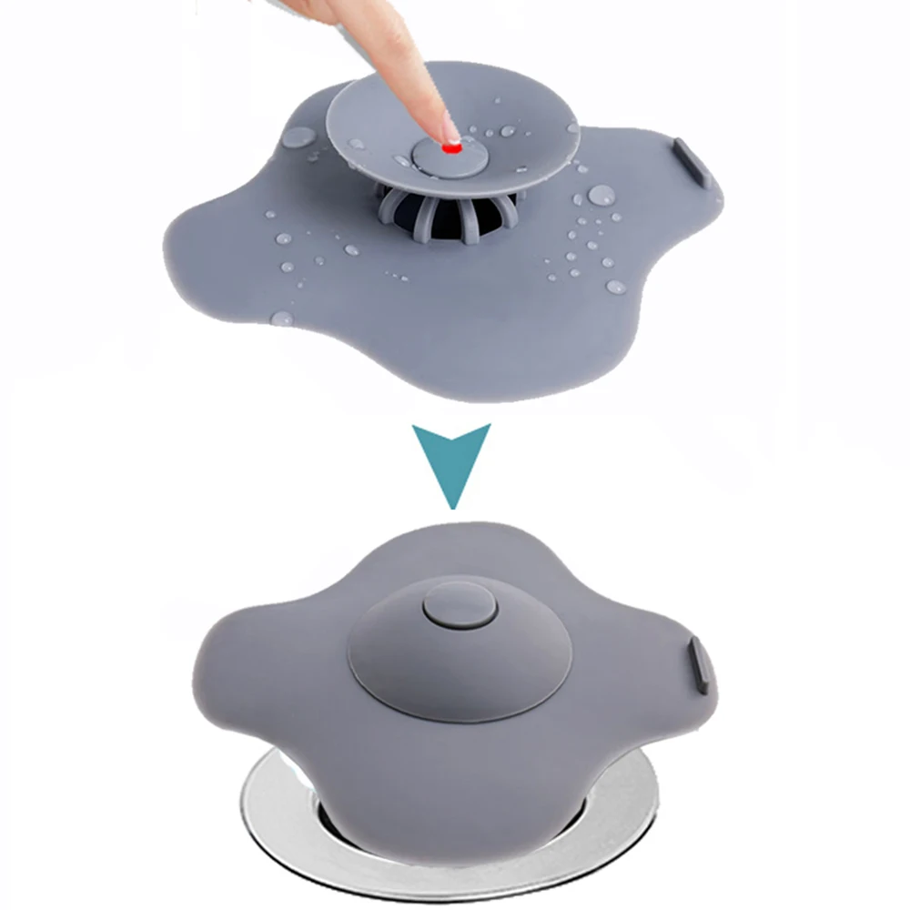 New Bathroom Drain Water Plug Stopper Rubber Circle Silicone Sink Strainer Filter Stopper Floor Drain Hair catcher Kitchen tools
New Bathroom Drain Water Plug Stopper Rubber Circle Silicone Sink Strainer Filter Stopper Floor Drain Hair catcher Kitchen tools