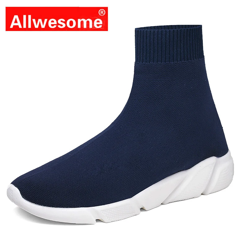 Allwesome Casual Men Knit Upper Breathable Sport Shoes Women Sock Boots High Top Chunky Shoes for Men Zapatos De Hombre
Allwesome Casual Men Knit Upper Breathable Sport Shoes Women Sock Boots High Top Chunky Shoes for Men Zapatos De Hombre
