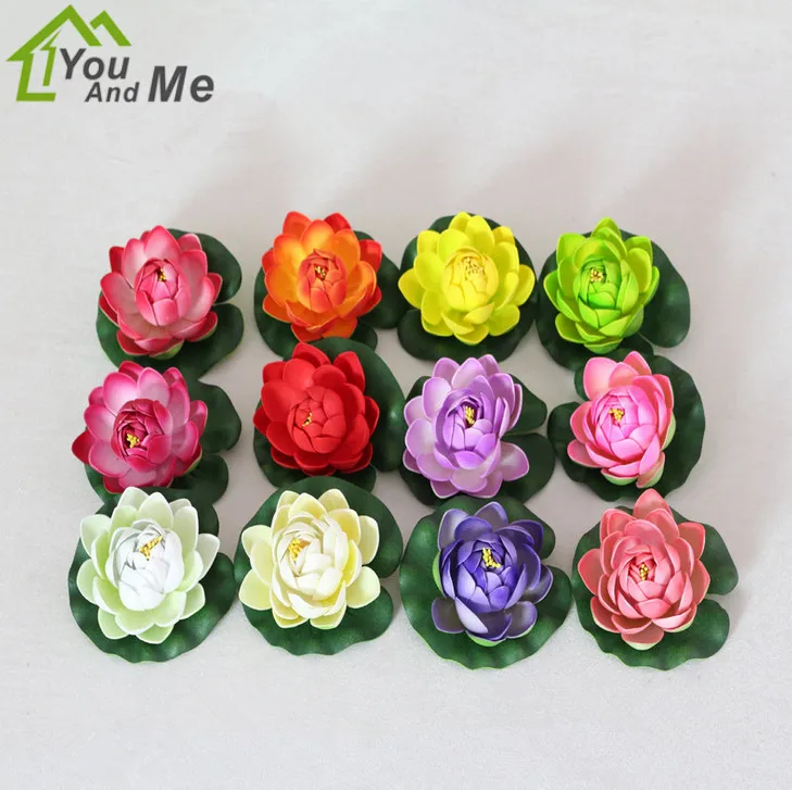 5 Pcs 10cm Artificial EVA Lotus Flower Water Lily Floating Pool Plants Garden Decor Mix-Color Autumn Decoration Fake Flowers
5 Pcs 10cm Artificial EVA Lotus Flower Water Lily Floating Pool Plants Garden Decor Mix-Color Autumn Decoration Fake Flowers