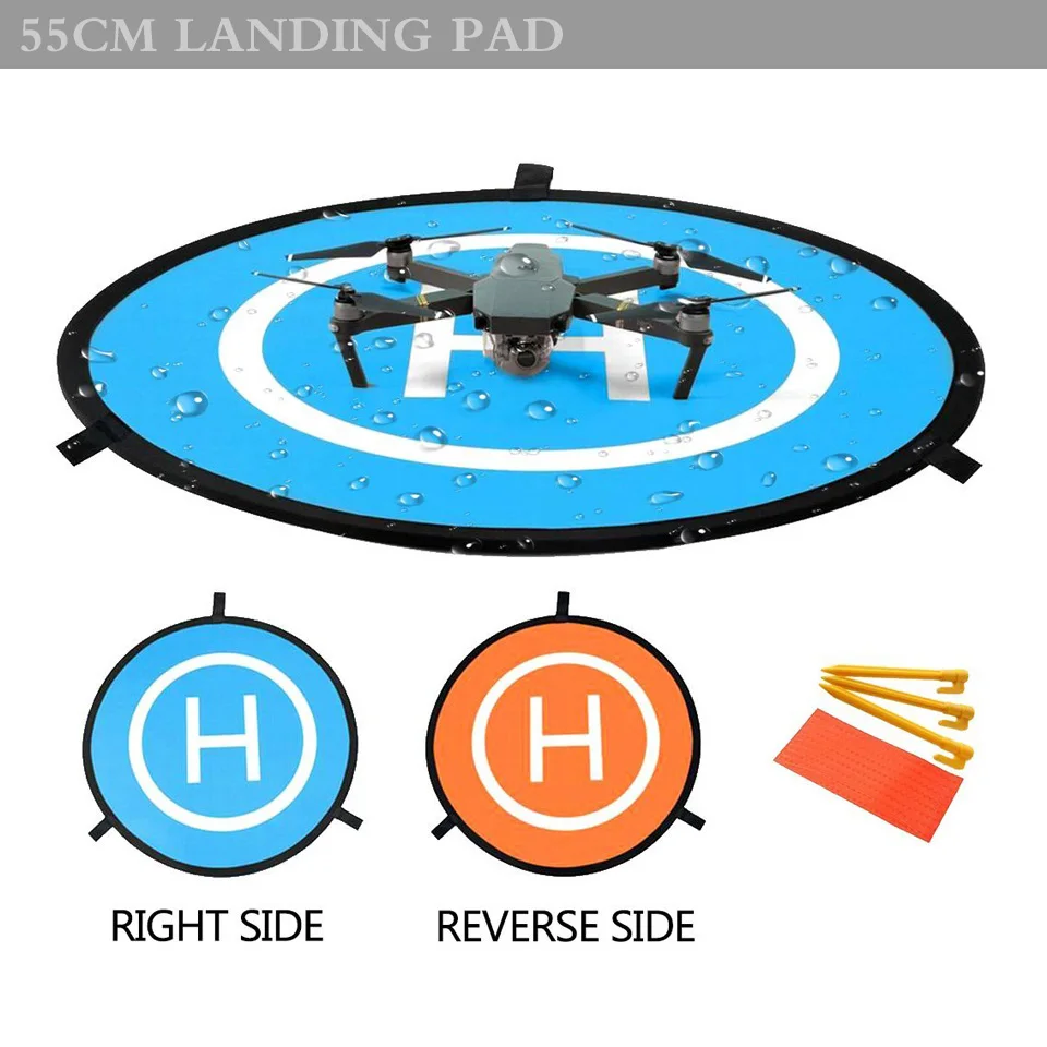 DJI Mavic 2 55CM Landing Pad Universal Protable Fast-Fold Drone Landing Mat for DJI Mavic 2 Pro / Zoom Air Spark Xiaomi
DJI Mavic 2 55CM Landing Pad Universal Protable Fast-Fold Drone Landing Mat for DJI Mavic 2 Pro / Zoom Air Spark Xiaomi