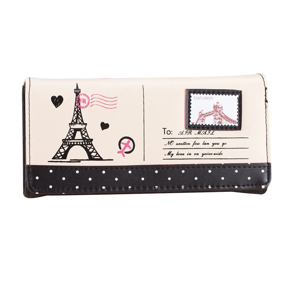 Women Wallet 2018 New Artificial Leather Cute Girls Eiffel Tower Stamp Coin Purse Wallet Card Case Handbag Femme Portefeuille
Women Wallet 2018 New Artificial Leather Cute Girls Eiffel Tower Stamp Coin Purse Wallet Card Case Handbag Femme Portefeuille