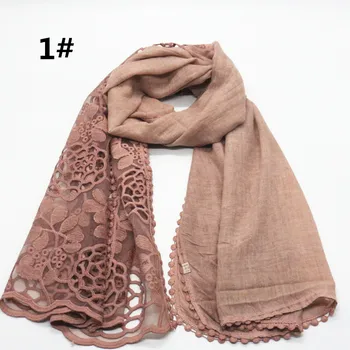 Solid color flower print lace scarf fashion soft viscose cotton shawl Scarf Muslim hijabs scarf independence packing 10pcs/lot
Solid color flower print lace scarf fashion soft viscose cotton shawl Scarf Muslim hijabs scarf independence packing 10pcs/lot