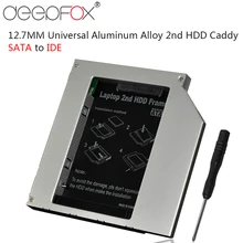 Boîtier rigide en aluminium 2nd HDD SSD 12.7mm IDE vers Sata pour boîtier de support pour disque dur 2.5 "pour HP DELL ACER(China)