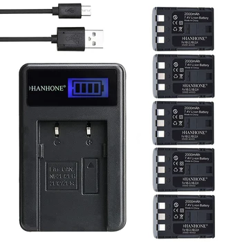5PCS 2000mAh NB-2L NB-2LH Digital Camera Battery+USB Charger For Canon Rebel XT XTi 350D 400D S80 L10 S70 S30 G9 S60 G7 S80 S50
5PCS 2000mAh NB-2L NB-2LH Digital Camera Battery+USB Charger For Canon Rebel XT XTi 350D 400D S80 L10 S70 S30 G9 S60 G7 S80 S50