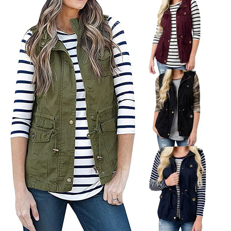 women Vest spring Autumn Casual Thin Sleeveless Vest Breathable Multi-pockets Quick Dry Mesh Waistcoat unisex coat Stretchy
women Vest spring Autumn Casual Thin Sleeveless Vest Breathable Multi-pockets Quick Dry Mesh Waistcoat unisex coat Stretchy