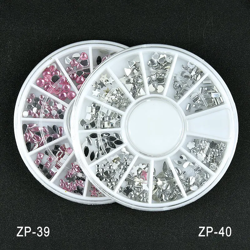 2017 Hot ZP-39/40 2colors (pink, clear) 12 different shapes Rhinestones For Acrylic UV Gel Shinning Nail Art Decoration in Wheel
2017 Hot ZP-39/40 2colors (pink, clear) 12 different shapes Rhinestones For Acrylic UV Gel Shinning Nail Art Decoration in Wheel