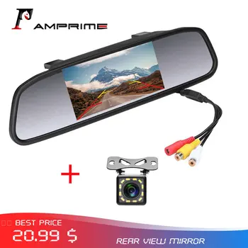 AMPrime 4.3" Car Rearview Mirror Monitor Auto Parking System + Car Rear View Camera Auto Reversing Parking Monitor
AMPrime 4.3" Car Rearview Mirror Monitor Auto Parking System + Car Rear View Camera Auto Reversing Parking Monitor
