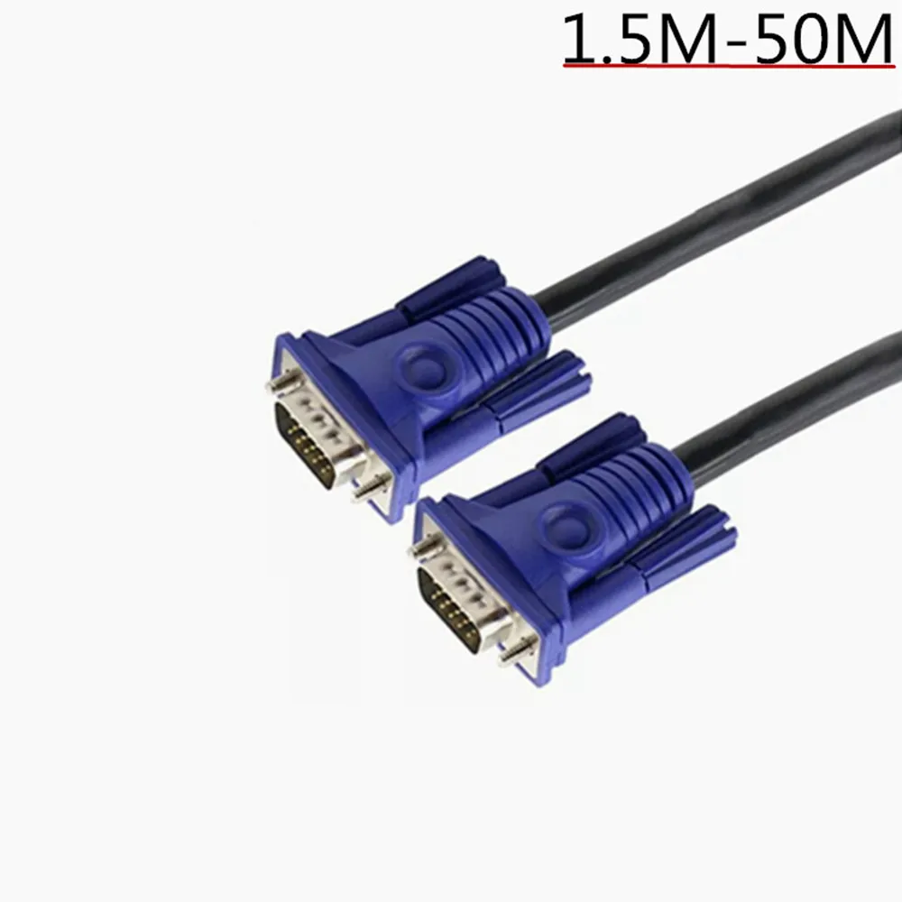 VGA Cable Male to Male 15Pin Full HD 1920*1080P VGA3+6 Extension Cord Computer Cable for Projector Monitor Screen
VGA Cable Male to Male 15Pin Full HD 1920*1080P VGA3+6 Extension Cord Computer Cable for Projector Monitor Screen