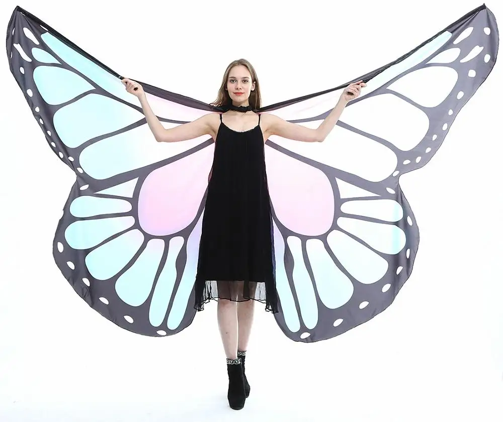 Женский костюм для танца живота, накидка-бабочка с крыльями
Женский костюм для танца живота, накидка-бабочка с крыльями