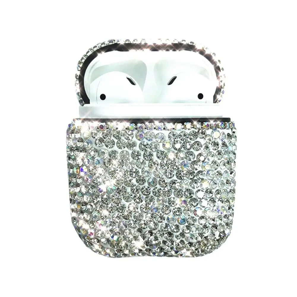Luxury Bling Diamond Decorative Earphone Case Wireless Bluetooth Headphone Protective Cover for Apple AirPods Accessories
Luxury Bling Diamond Decorative Earphone Case Wireless Bluetooth Headphone Protective Cover for Apple AirPods Accessories