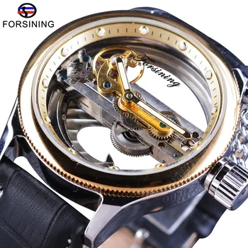 Forsining Automatic Self-wind Watch Top Luxury Mechanical Wristwatch Steampunk Sport Watch Genuine Leather Waterproof Clock Men
Forsining Automatic Self-wind Watch Top Luxury Mechanical Wristwatch Steampunk Sport Watch Genuine Leather Waterproof Clock Men
