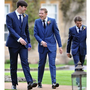 Custom Made New Blue Best Men Wedding Suits Slim Fit Skinny Groomsman Suit Groom Tuxedos Custom 3 Piece Blazer(Jacket+Pant+Vest)
Custom Made New Blue Best Men Wedding Suits Slim Fit Skinny Groomsman Suit Groom Tuxedos Custom 3 Piece Blazer(Jacket+Pant+Vest)