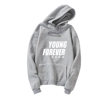 Hoodies Kpop Sweatshirt Women Men Unisex Korean Spring Casual Female Streetwear Fashion YOUNG FOREVER Letter Printed Clothes
Hoodies Kpop Sweatshirt Women Men Unisex Korean Spring Casual Female Streetwear Fashion YOUNG FOREVER Letter Printed Clothes