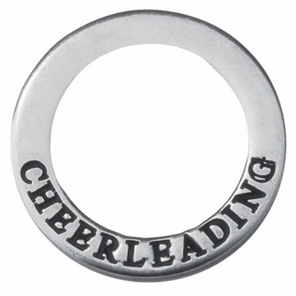 Circle Message Cheerleading Charm Pendants Cheering Majorette Jewelry making Accessory For Cheer Girl Women DIY
Circle Message Cheerleading Charm Pendants Cheering Majorette Jewelry making Accessory For Cheer Girl Women DIY