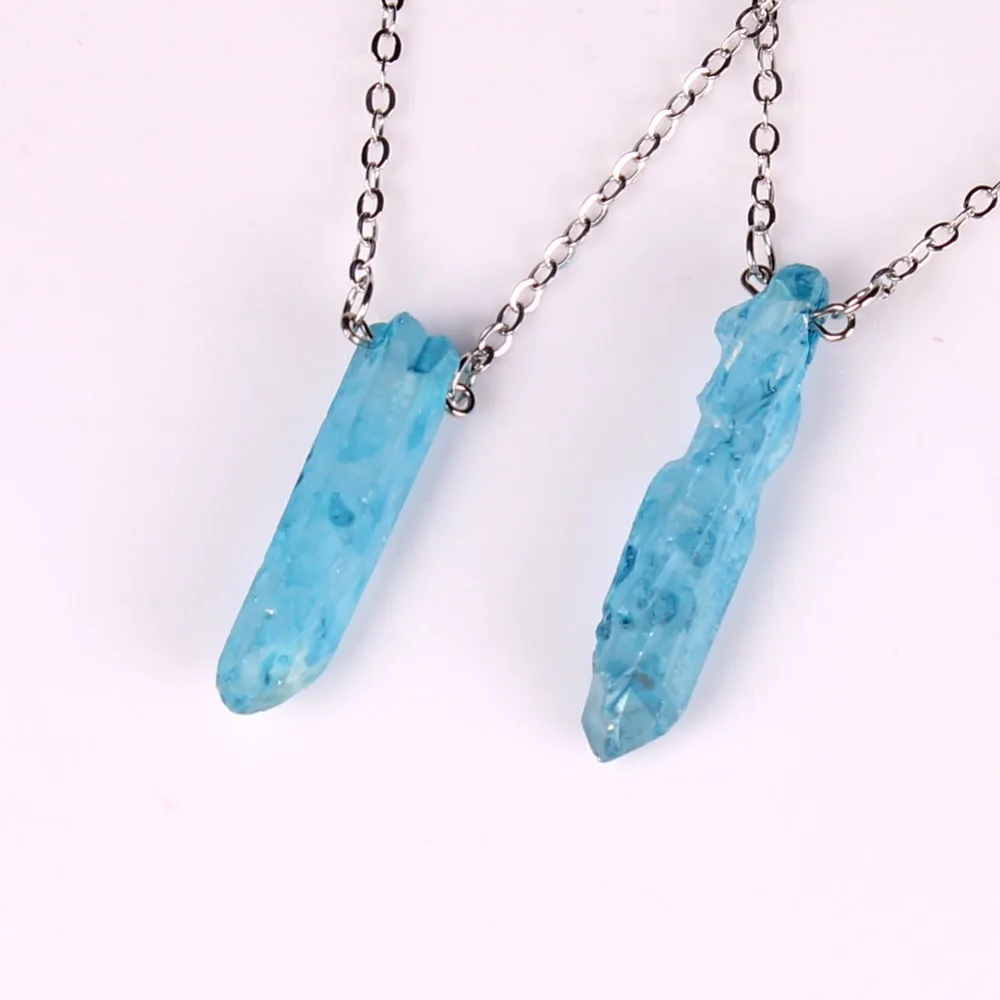 50pcs/lot raw colorful Titanium Rainbow natural clear quartz pink crystal gem stone pendants necklace for jewelry making Free
50pcs/lot raw colorful Titanium Rainbow natural clear quartz pink crystal gem stone pendants necklace for jewelry making Free