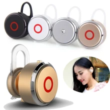 Free Shipping New Stylish Stereo Super Mini Simple 007 Bluetooth V4.0 Hands Free Earphones In-ear Earbuds