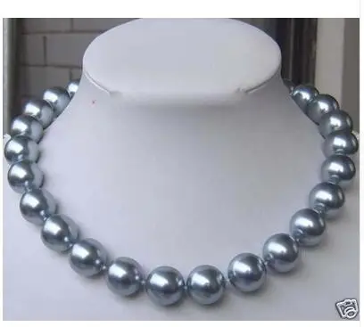 12MM Elegant Silver Gray Shell Pearl Necklace Pearl Beads Fashion Jewelry Rope Chain Necklace Shell silver plating Exquisite
12MM Elegant Silver Gray Shell Pearl Necklace Pearl Beads Fashion Jewelry Rope Chain Necklace Shell silver plating Exquisite